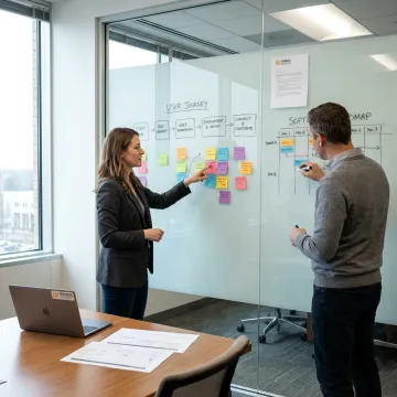 Product discovery team mapping software roadmap
