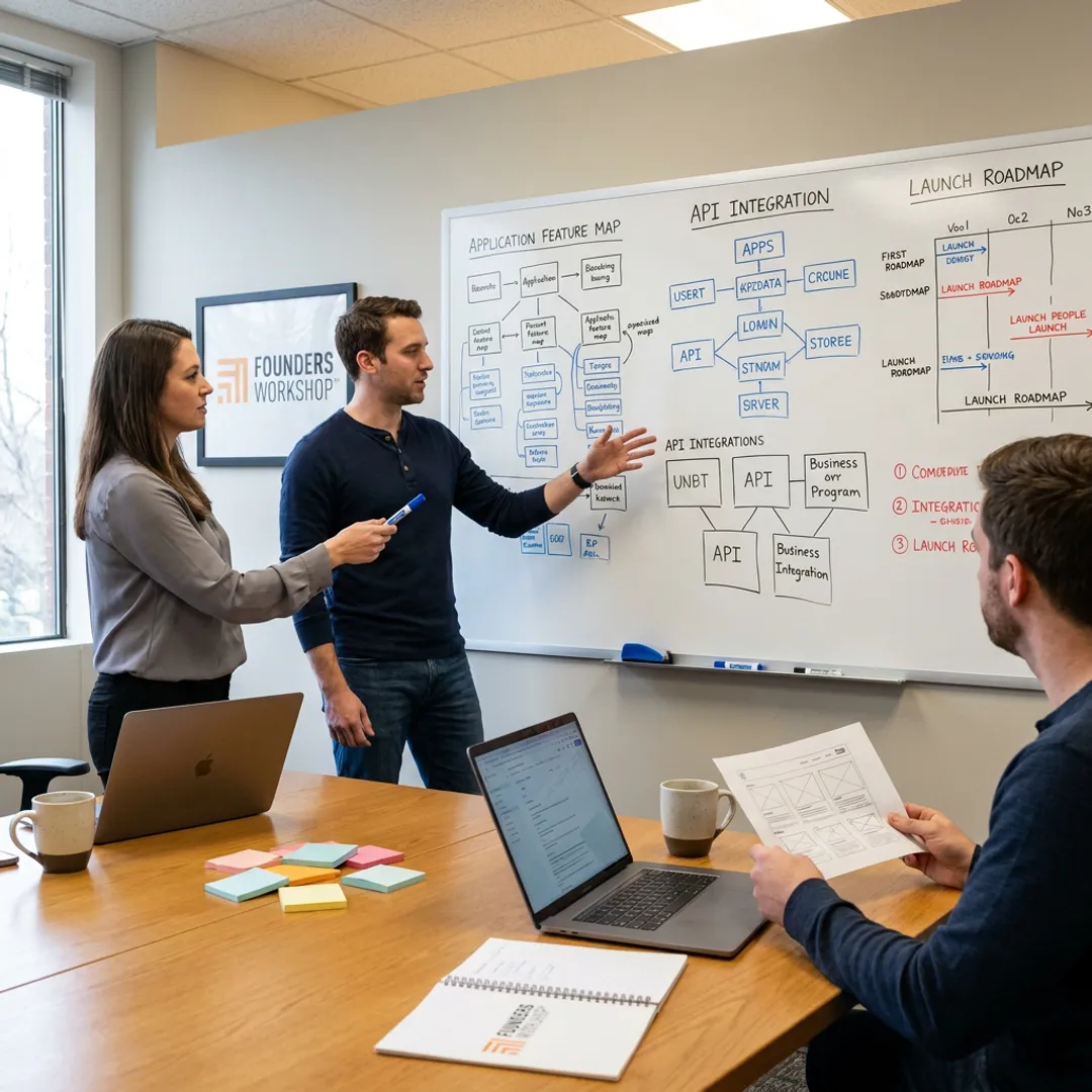 Product discovery team mapping software roadmap