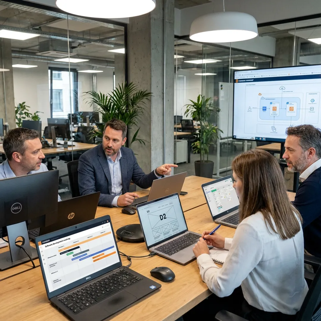 Software development process planning board