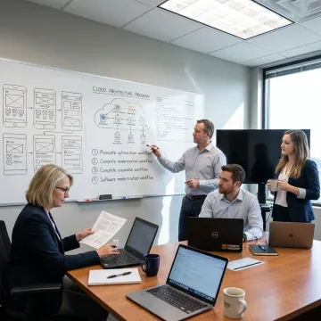 Team mapping a software modernization process