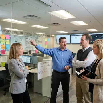 Software product roadmap and development process