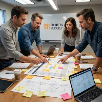 Product discovery workshop with roadmap planning