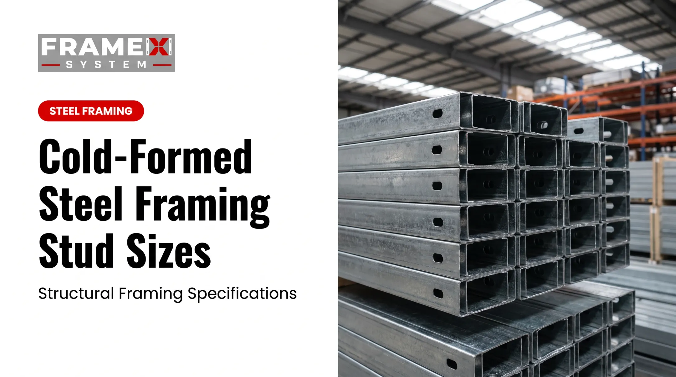 Cold-Formed Steel Framing Stud Sizes