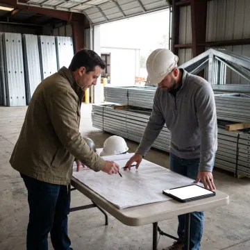 Steel framing components assembled from coordinated plans