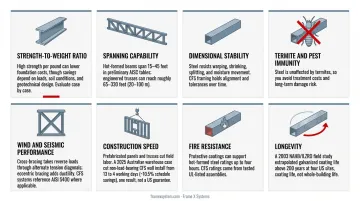 Eight key benefits of steel framing systems from strength to longevity comparison chart