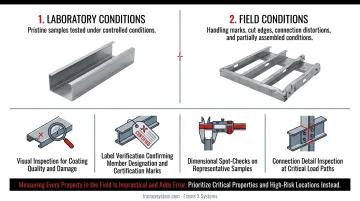 Four-stage CFS specification validation process from documentation to field inspection