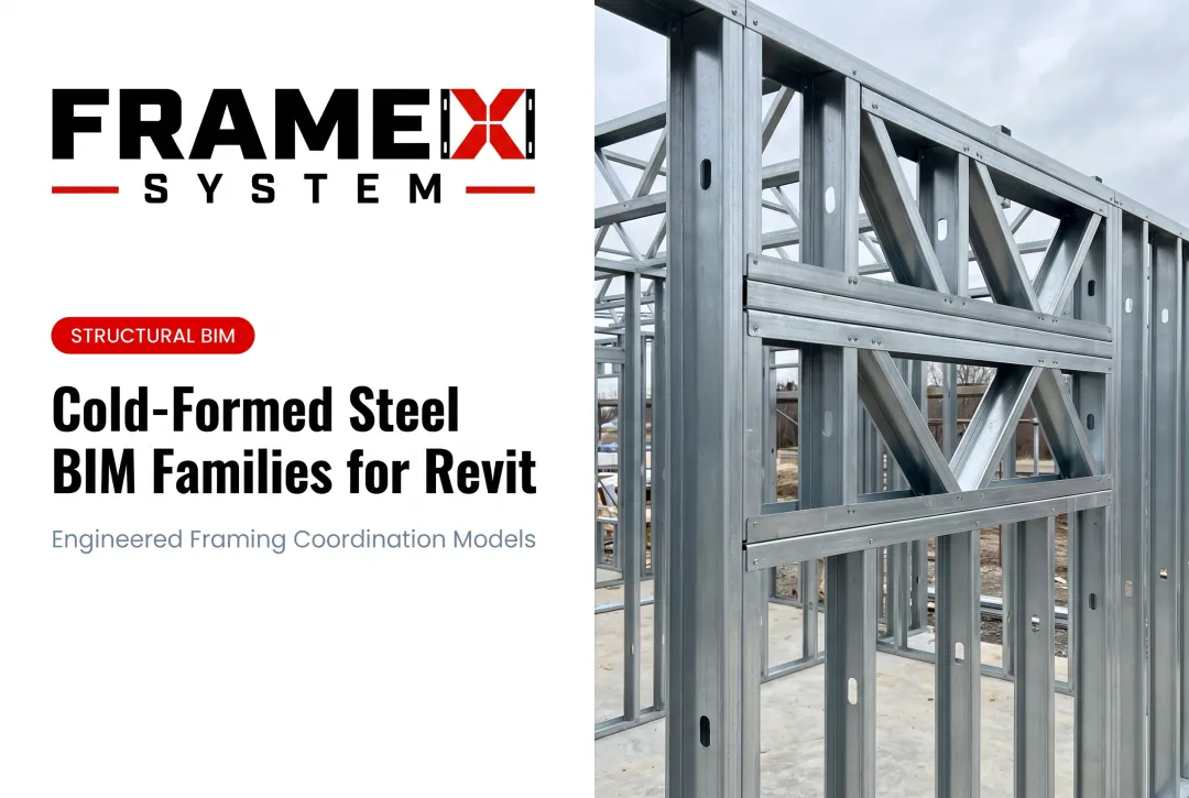 Cold-Formed Steel BIM Families for Revit