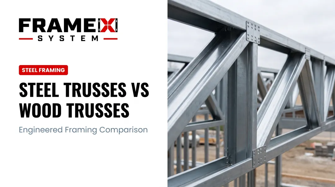 Steel Trusses vs Wood Trusses