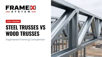 Steel Trusses vs Wood Trusses