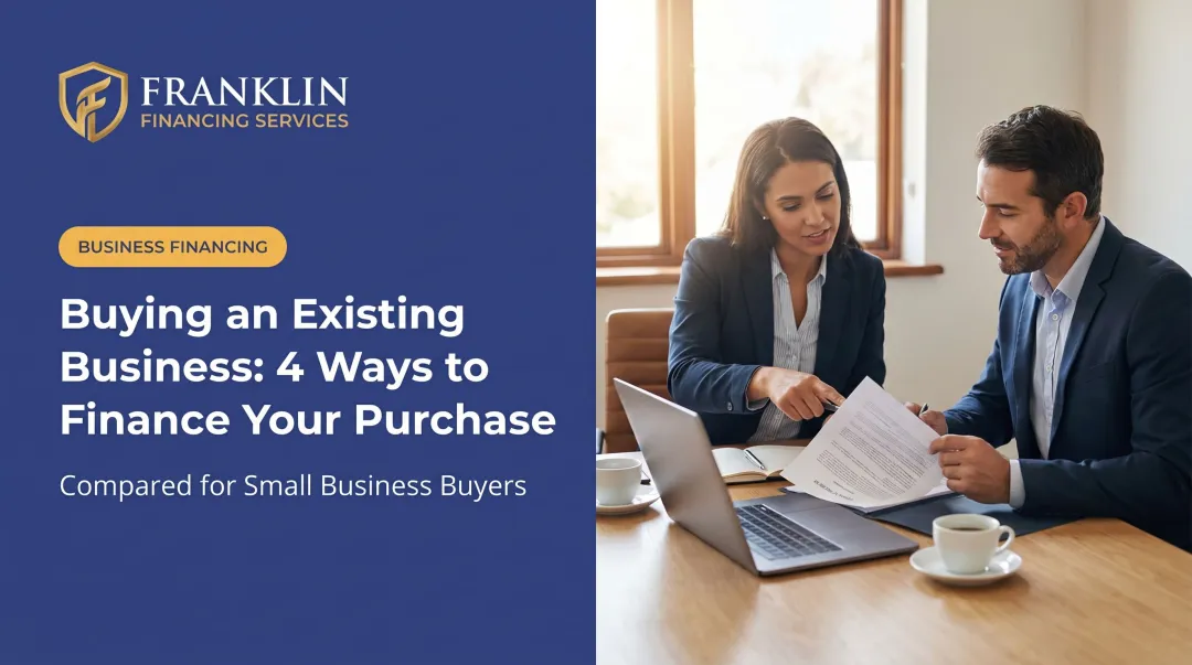 Buying an Existing Business: 4 Ways to Finance Your Purchase