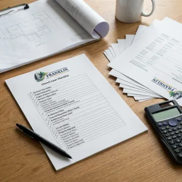Church loan checklist and financial documents