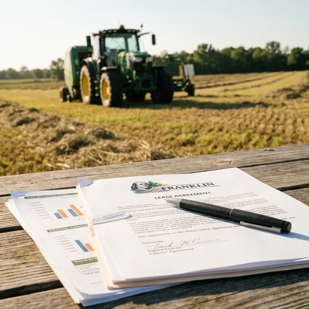 Farm equipment leasing for tractors and machinery
