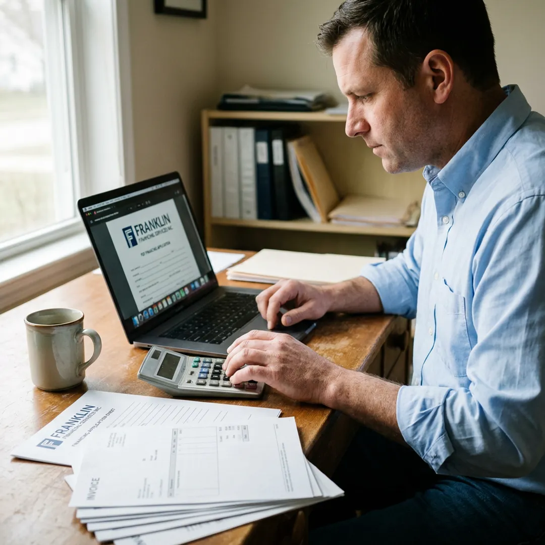 Small business owner applying for unsecured funding