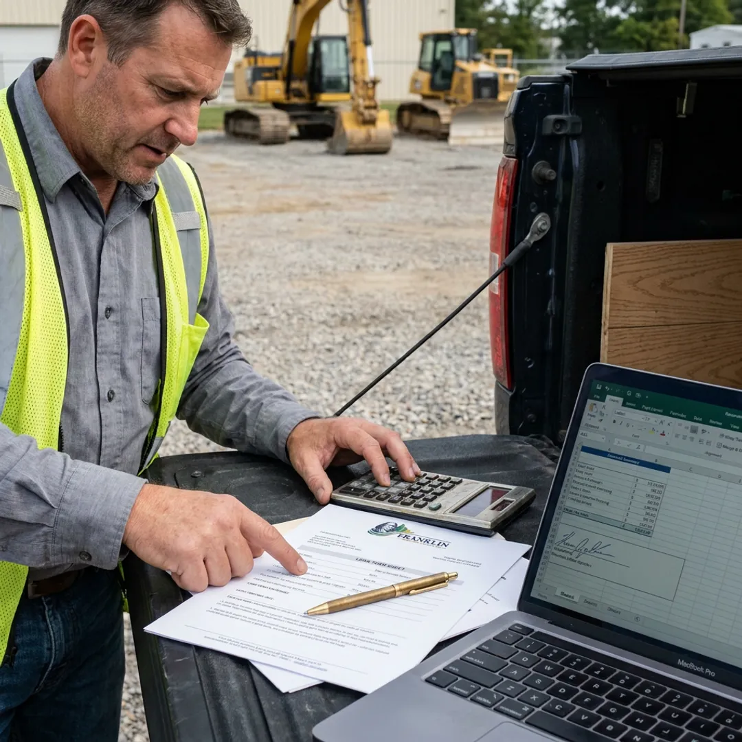 Heavy equipment financing for construction machinery