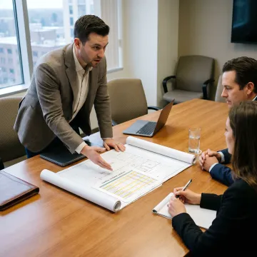 Commercial loan review meeting
