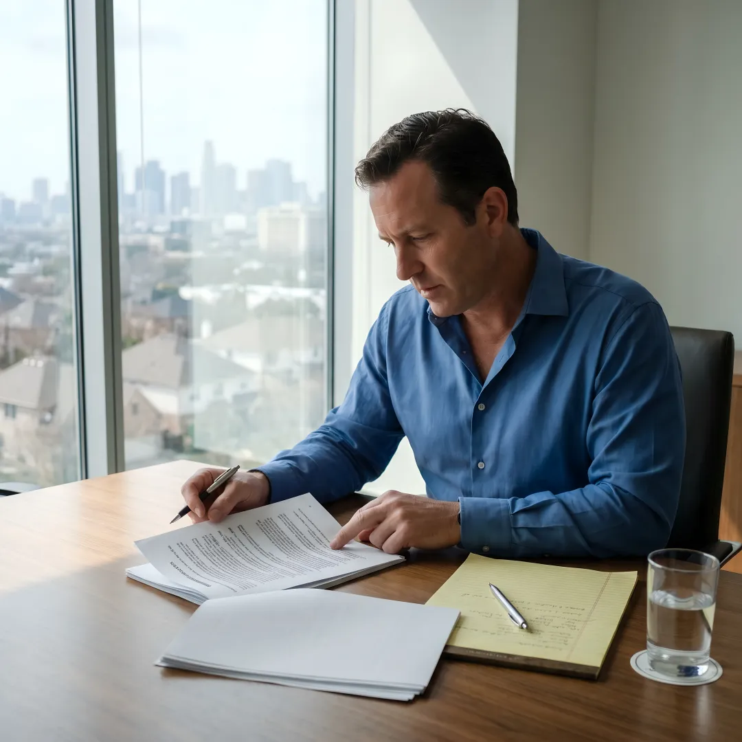 Austin real estate investor reviewing loan options