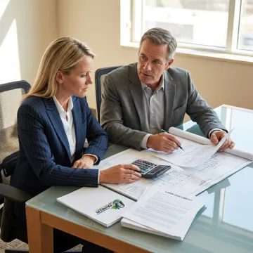 Advisor explaining CRE bridge financing options