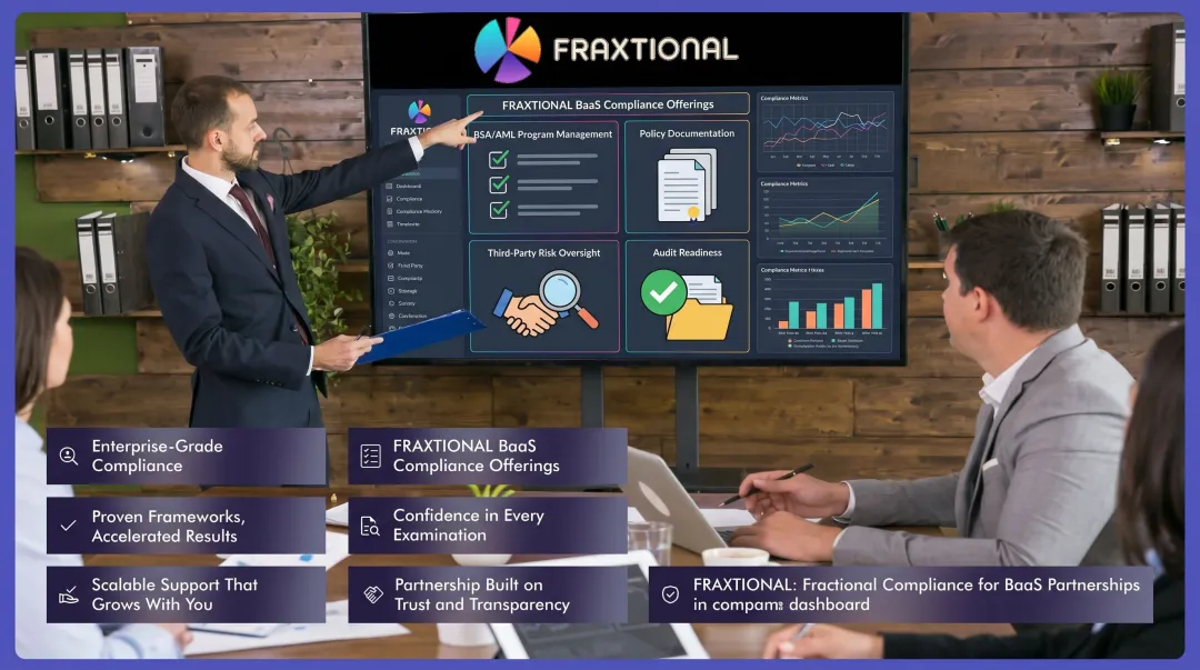 Fractional compliance leadership services checklist for BaaS fintech program management