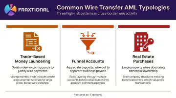 Three wire transfer money laundering typologies trade-based funnel accounts real estate