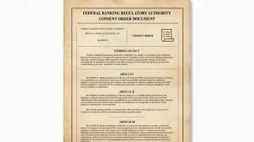 Federal Reserve enforcement action document highlighting BaaS bank compliance violations
