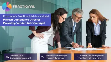 Fraxtional fractional compliance advisory director overseeing fintech vendor risk program