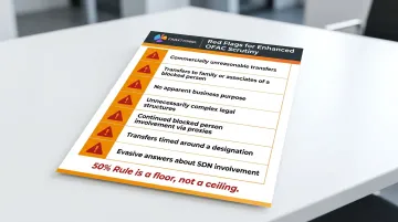 OFAC sanctions evasion red flags checklist for compliance teams enhanced scrutiny