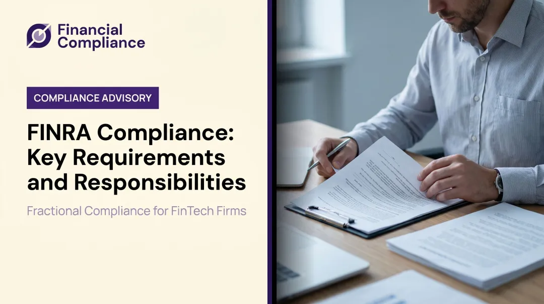 FINRA Compliance: Key Requirements and Responsibilities