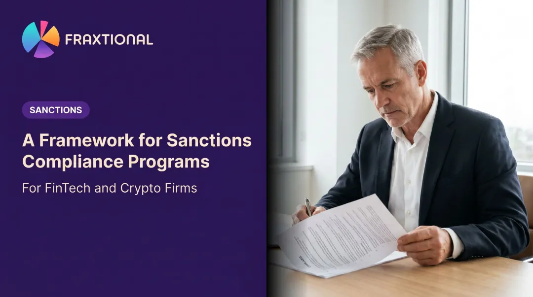 A Framework for Sanctions Compliance Programs