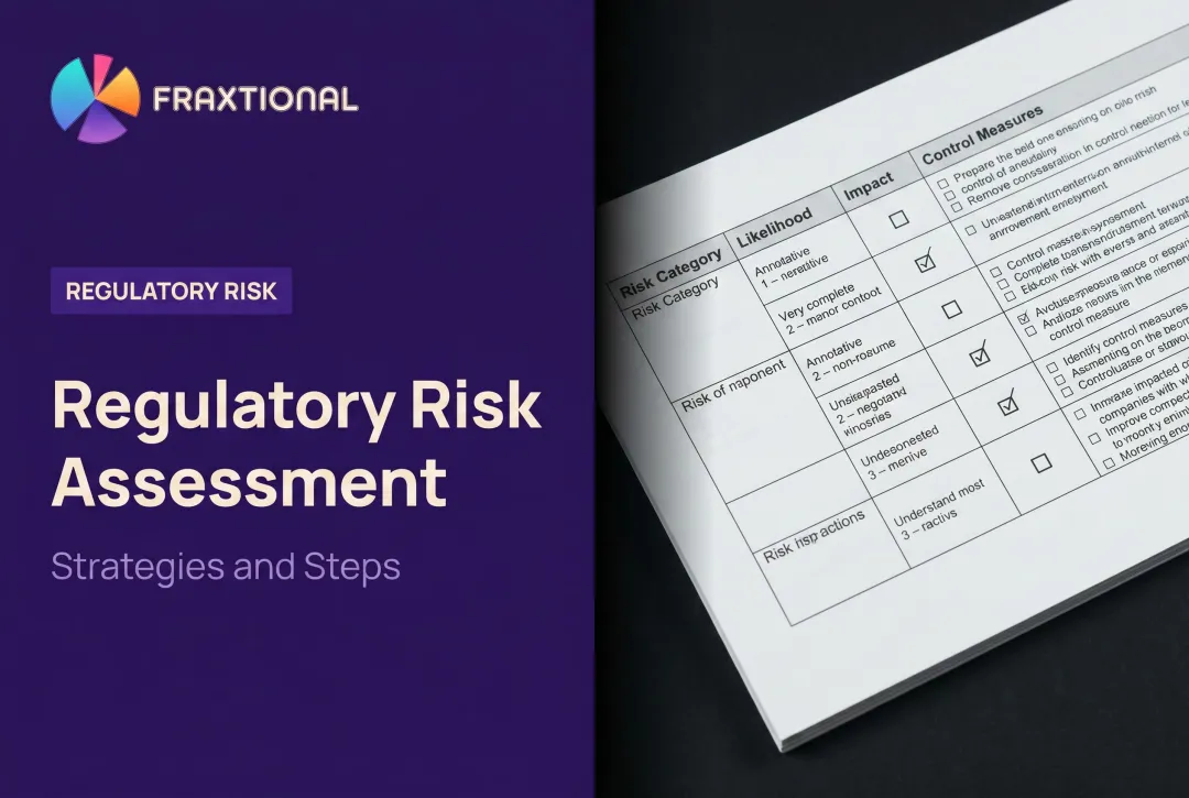 Regulatory Risk Assessment: Strategies and Steps