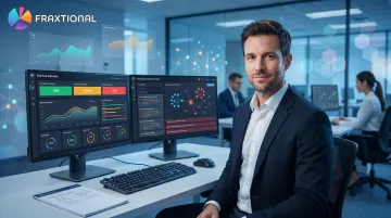 Bank risk analyst monitoring real-time KRI dashboard with AI-powered anomaly detection alerts