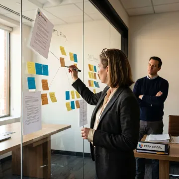 Consultant mapping digital asset compliance process