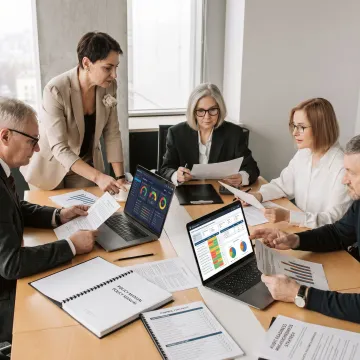 Team planning a compliance readiness program