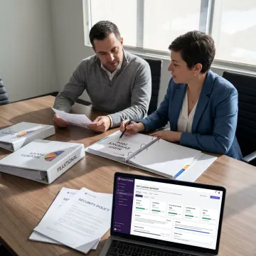 SOC 2 compliance consultants reviewing audit controls