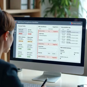 OFAC compliance workflow and sanctions alerts