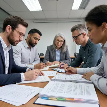 Risk consultants mapping compliance processes