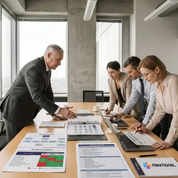Compliance team planning regulatory strategy