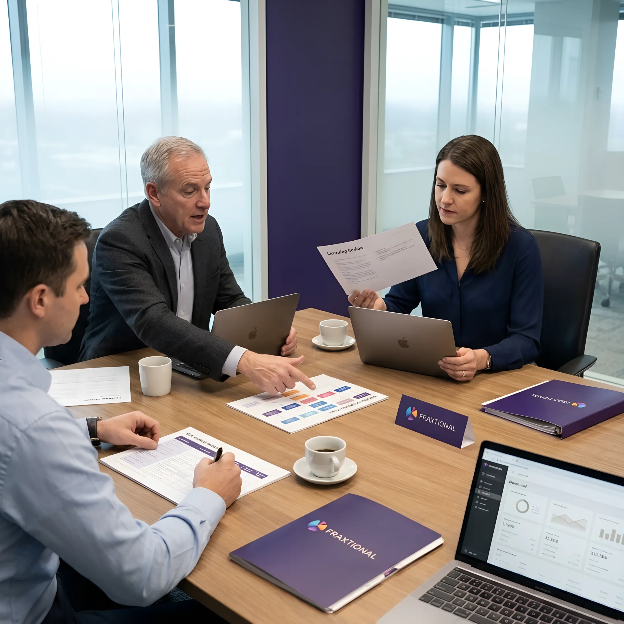 Compliance team planning regulatory strategy
