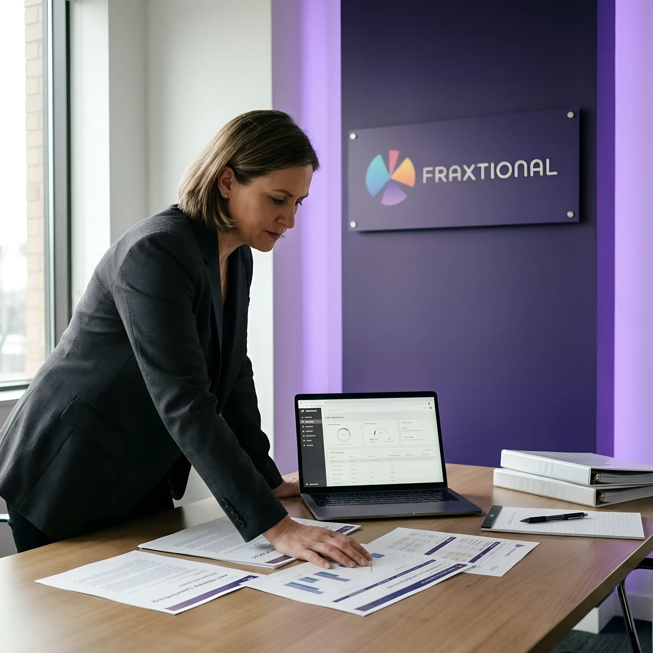 AML compliance consultant reviewing financial risk controls