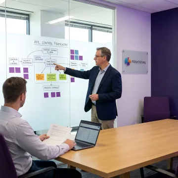 AML compliance team planning regulatory controls