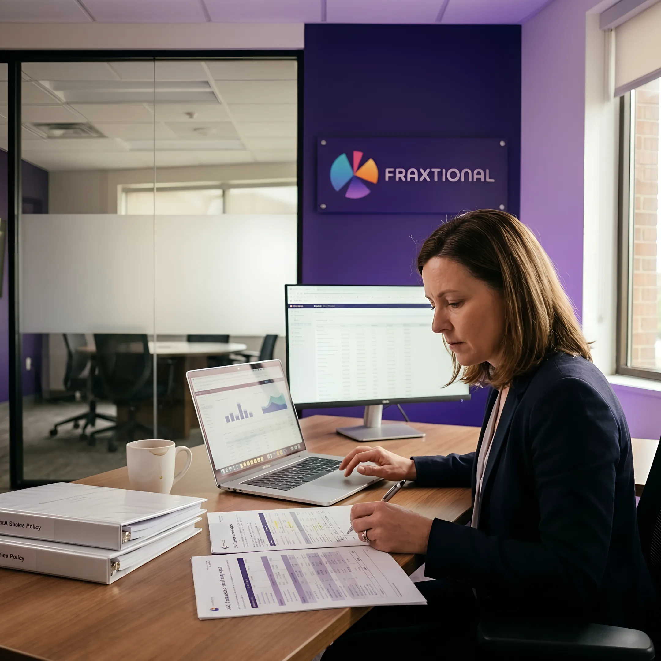 AML compliance advisor reviewing financial risk controls