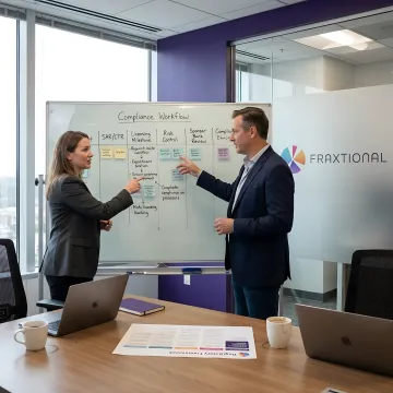 Consultants mapping fintech compliance process