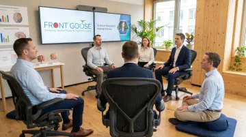 Front Goose Wellbeing instructor-led corporate mental fitness training session with leaders