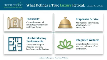 Four defining markers of a true luxury corporate retreat experience