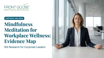 Mindfulness Meditation for Workplace Wellness: Evidence Map