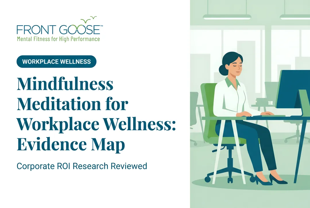 Mindfulness Meditation for Workplace Wellness: Evidence Map