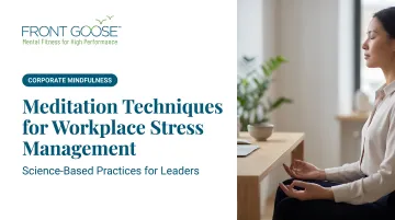 Meditation Techniques for Workplace Stress Management