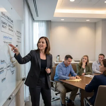 Executive coaching process with leadership team