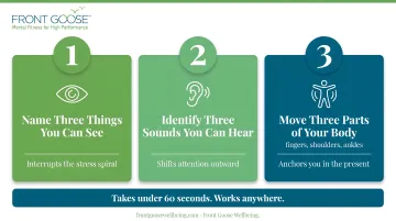 3-3-3 grounding technique three-step process for acute stress relief