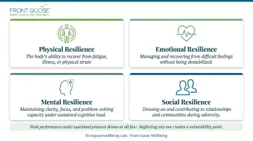 Four types of resilience high performers need physical emotional mental social