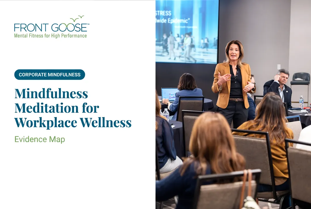 Mindfulness Meditation for Workplace Wellness: Evidence Map